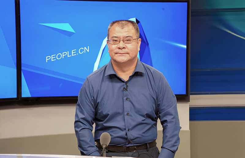 中國東方演藝集團黨委書記、董事長景小勇接受人民網(wǎng)專訪。