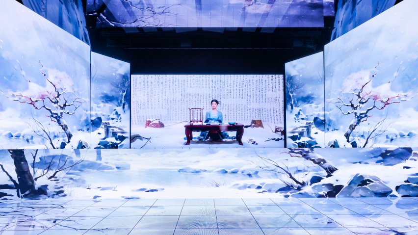 網(wǎng)易云音樂(lè)與小冰公司推出虛擬歌手陳水若演唱《風(fēng)雪千千》。主辦方供圖