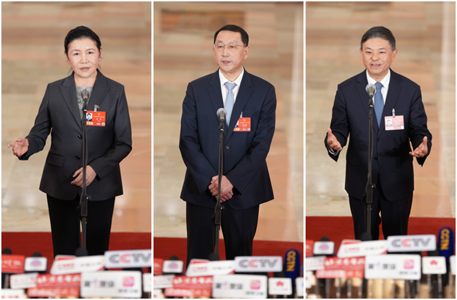 十四屆全國人大四次會議第三場“部長通道”集中採訪活動舉行